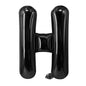 Black Letter Foil Balloons 16 Inch Party Decoration 50pcs 10