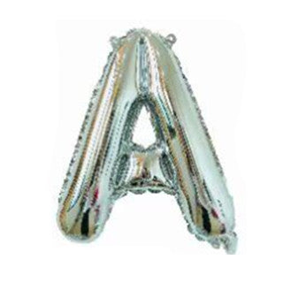 Silver Letter Foil Balloons Party Decoration 16 Inch 50pcs 3