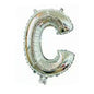 Silver Letter Foil Balloons Party Decoration 16 Inch 50pcs 5