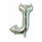Silver Letter Foil Balloons Party Decoration 16 Inch 50pcs 12