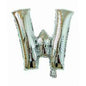 Silver Letter Foil Balloons Party Decoration 16 Inch 50pcs 25