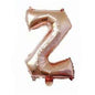 Rose Gold Letter Foil Balloons Party Decoration 16 Inch 50pcs 28