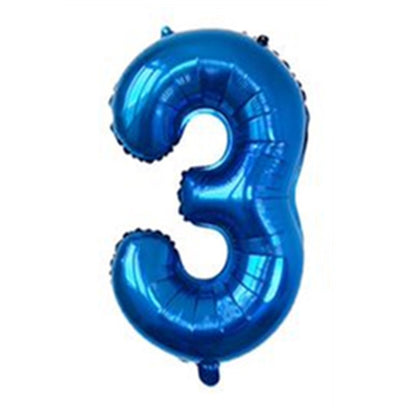 Medium Number Foil Balloons 32 Inch Aluminum 5pcs 19
