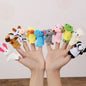Plush Finger Puppet Pretend Play Toy for Kids 8cm 6