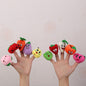 Plush Finger Puppet Pretend Play Toy for Kids 8cm 11