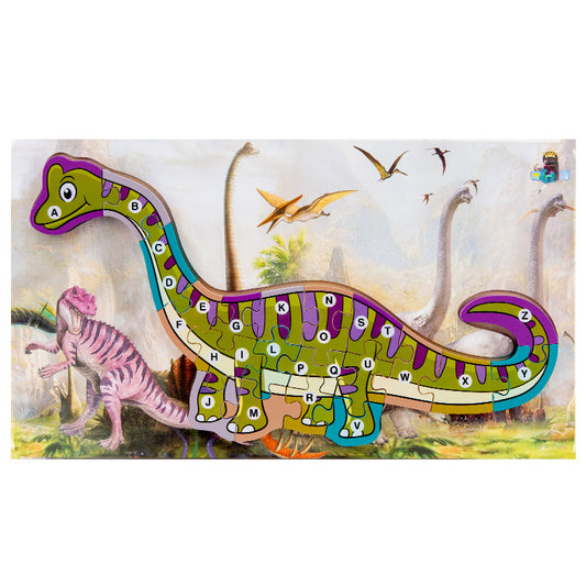 Wooden Dinosaur 3D Puzzle Educational Toy for Kids