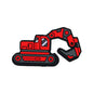 Silicone Focal Beads Four Color Excavator Side Profile 4