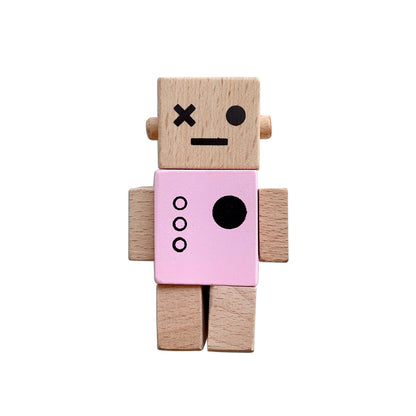 Wooden Twisting Robot Montessori Toys for Kids 8