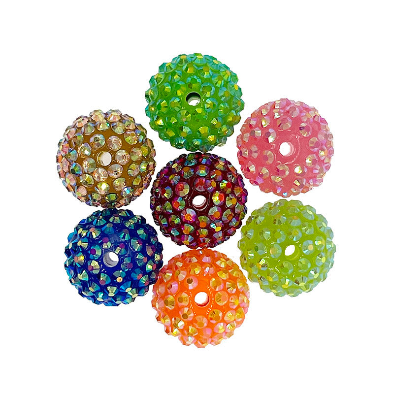 50pcs 20mm Rhinestone Beads DIY Jewelry Making Craft Supplies 2