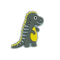 20pcs Silicone Focal Beads Dinosaur Multicolor Side Profile 5
