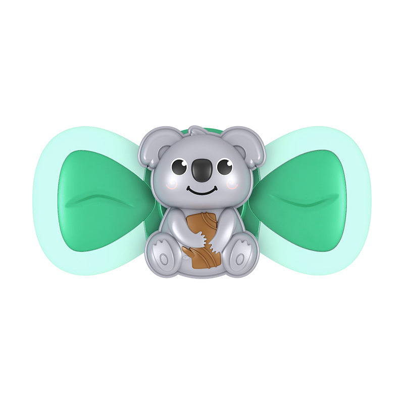 Animal Suction Cup Spinner Toys Plastic Sensory Toy Set 3