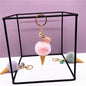 Ice Cream Pom Pom Silicone Bead Keychain with Tassel Charm 5