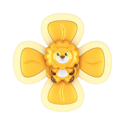 Animal Suction Cup Spinner Toys Plastic Sensory Toy Set 2