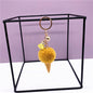 Ice Cream Pom Pom Silicone Bead Keychain with Tassel Charm 9