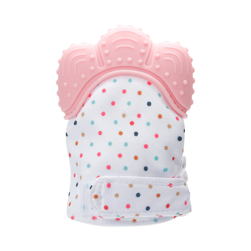 Silicone Baby Teething Glove Teether Soothing Toy 6