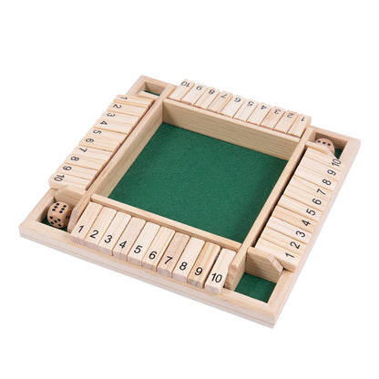 Wooden Digital Flip Family Multi-Person Table Games Educational Toy 3