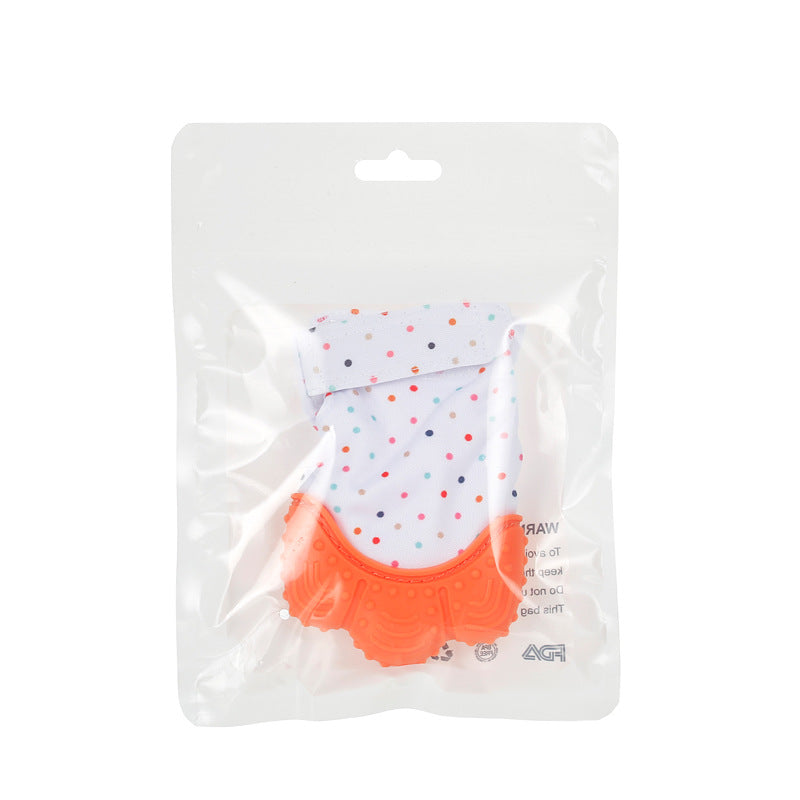 Silicone Baby Teething Glove Teether Soothing Toy 9