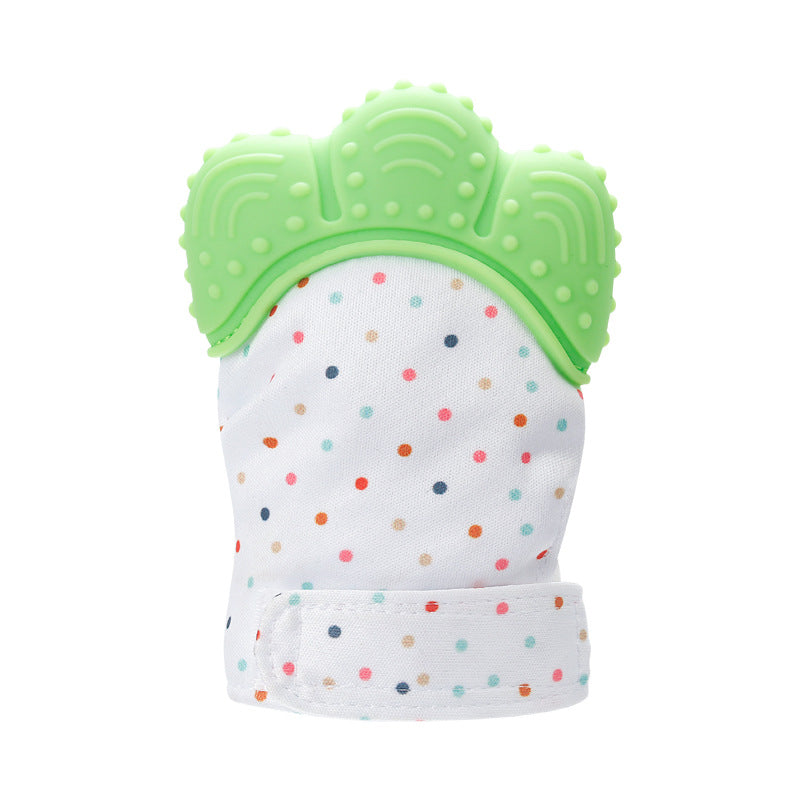 Silicone Baby Teething Glove Teether Soothing Toy 7