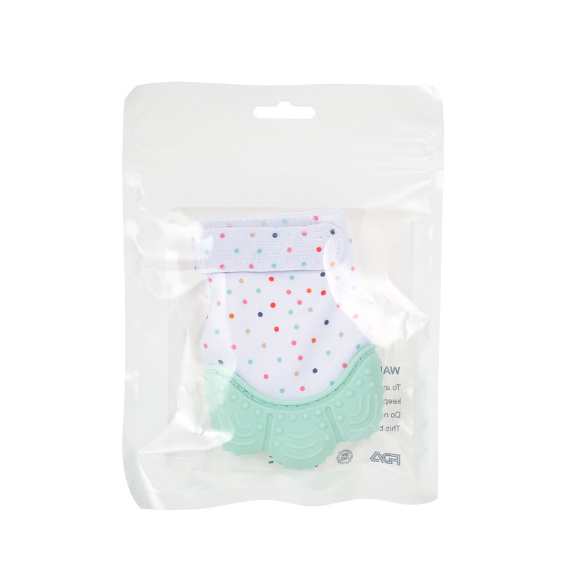 Silicone Baby Teething Glove Teether Soothing Toy 10