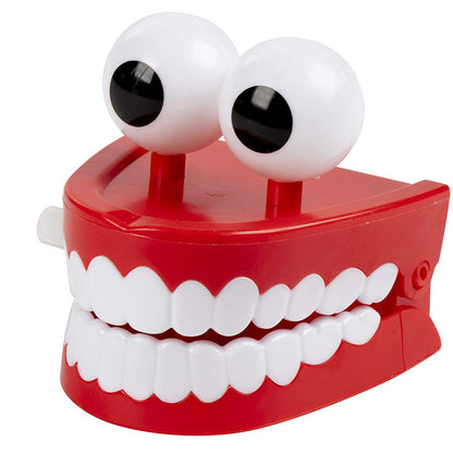 Winding Teeth Wind Up Toy with Big Eyes Novelty Toy 5