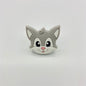 20pcs Silicone Focal Beads Cartoon Fox Face Variety Colors 9