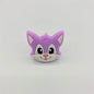 20pcs Silicone Focal Beads Cartoon Fox Face Variety Colors 4