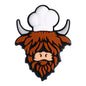 Silicone Focal Beads Seven Professions Highland Cattle Front Facing 16
