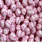 50pcs 15mm Color Grid Silicone Beads Printed Design 3