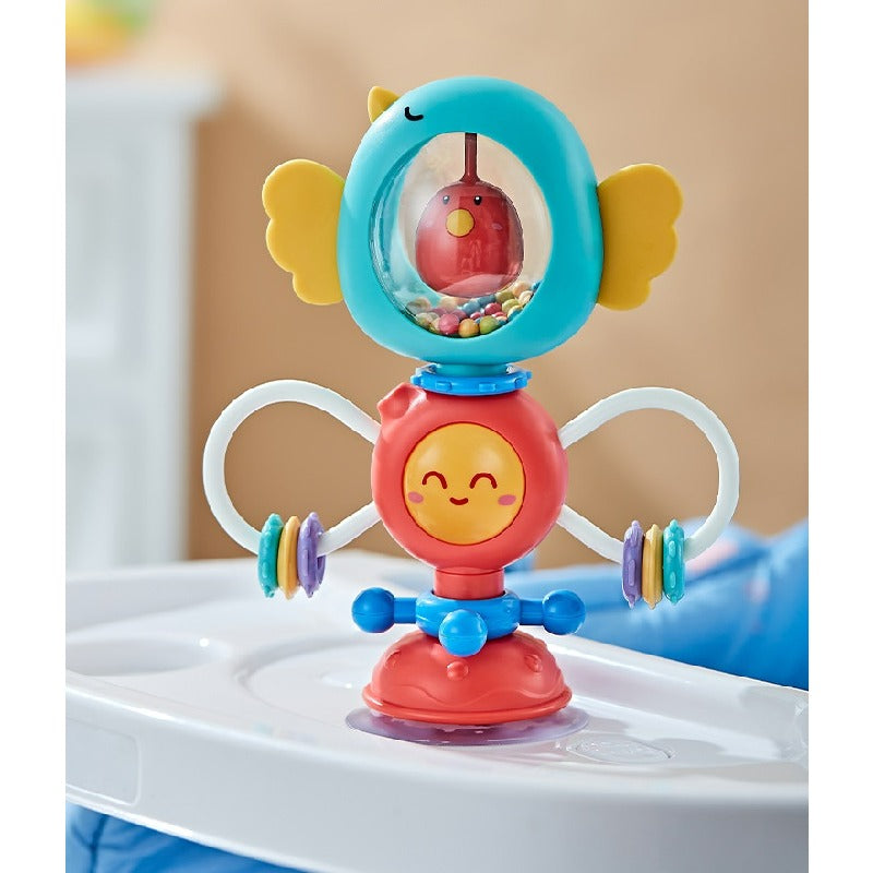 Bird Rattle Suction Cup Spinner Sorting Toy for Babies 3