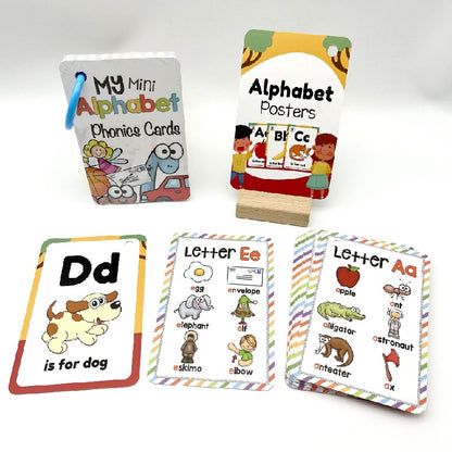Educational Alphabet Flash Cards Early Learning Paper Toy 2