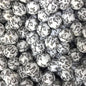 50pcs 15mm Bow Baseball Print Silicone Beads