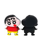 Silicone 3D Focal Beads Cartoon Boy Character Side Profile