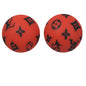 50pcs 15mm LV Silicone Beads Printed Design 7