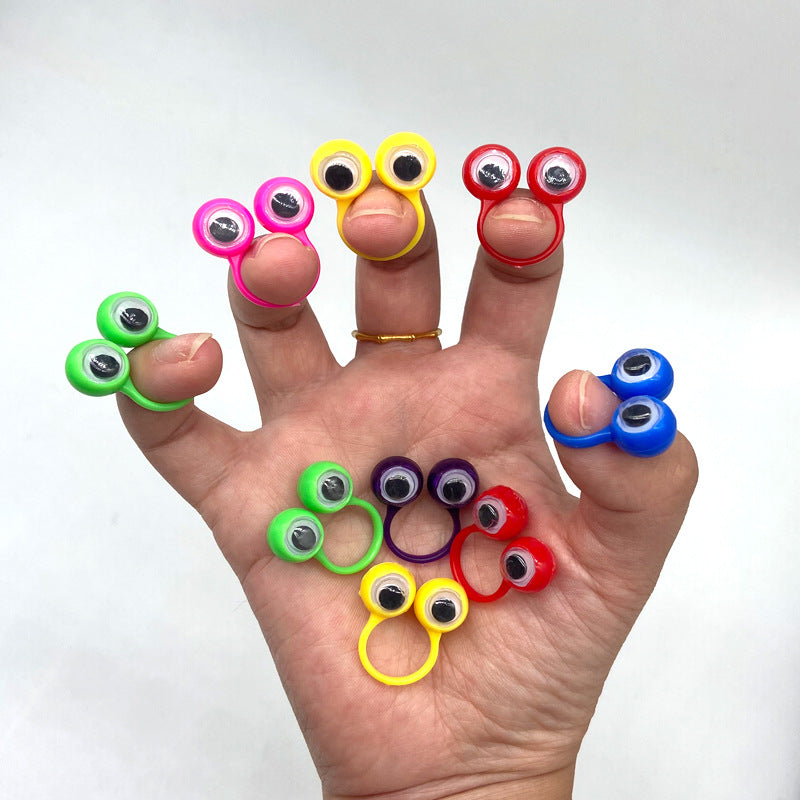 Plastic Googly Eye Finger Toy Fun Party Accessory for Kids 7