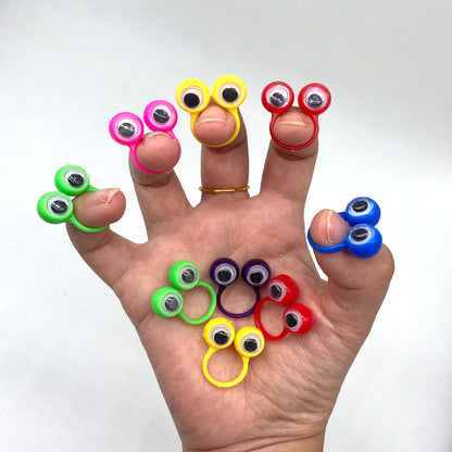 Plastic Googly Eye Finger Toy Fun Party Accessory for Kids 7