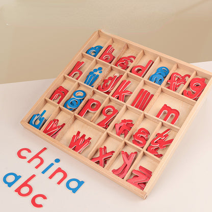 Wooden Montessori Toys Language Writing Letters Learning 2