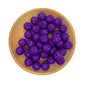 50pcs 15mm Printed Crackle Silicone Beads Colorful Design 4