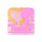 20pcs Silicone Focal Beads Teacher Pink Heart Pencil Detail 2
