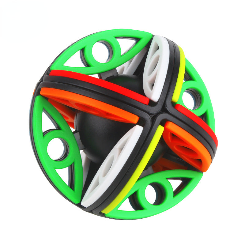 Plastic Magic Eye Hollow Rubik's Cube Fidget Cube 7.5cm