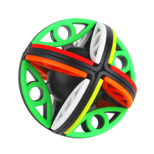 Plastic Magic Eye Hollow Rubik's Cube Fidget Cube 7.5cm