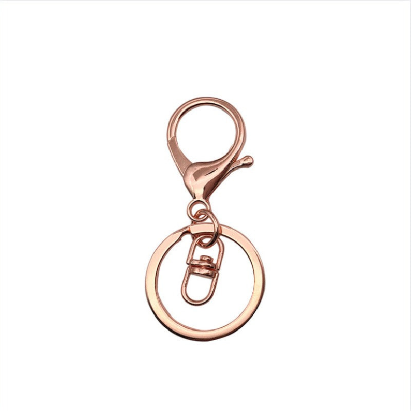 Zinc Alloy Lobster Buckle Keychain Durable Metal Accessory 4