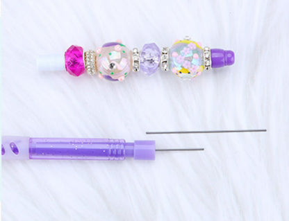 Beadable Automatic Pencil Plastic DIY Craft Supplies 0.5mm 2