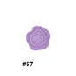 50pcs Silicone Focal Beads Rose Flower Double-Sided Design 26