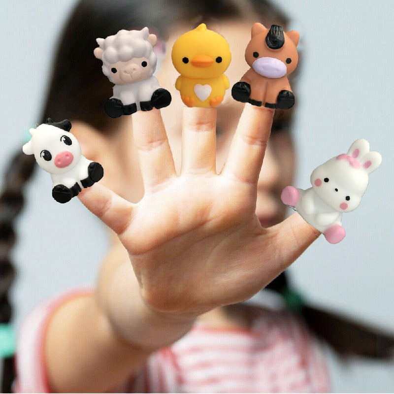 Farm Animal Montessori Toys Enamel Educational Toy Set 4