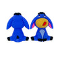Silicone 3D Focal Beads Blue Donkey Character Sitting Pose