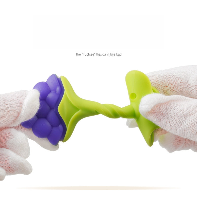 Silicone Fruit Shape Baby Teething Toy for Infants 3