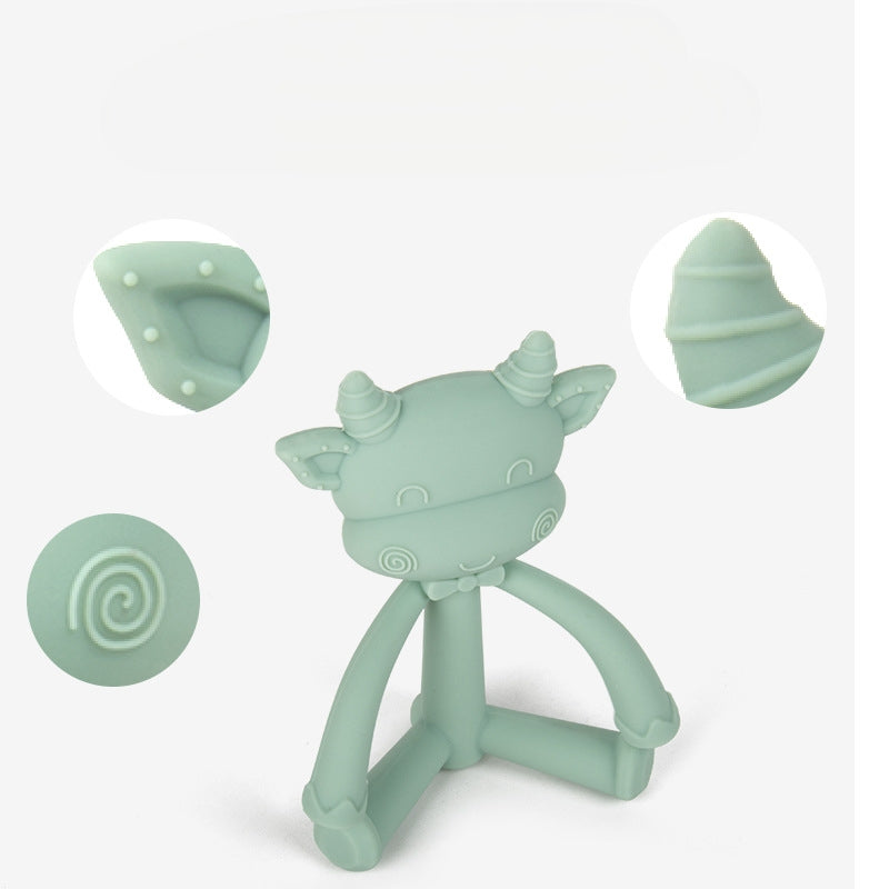 Silicone Baby Teether Cow and Sheep Shapes for Infant 3