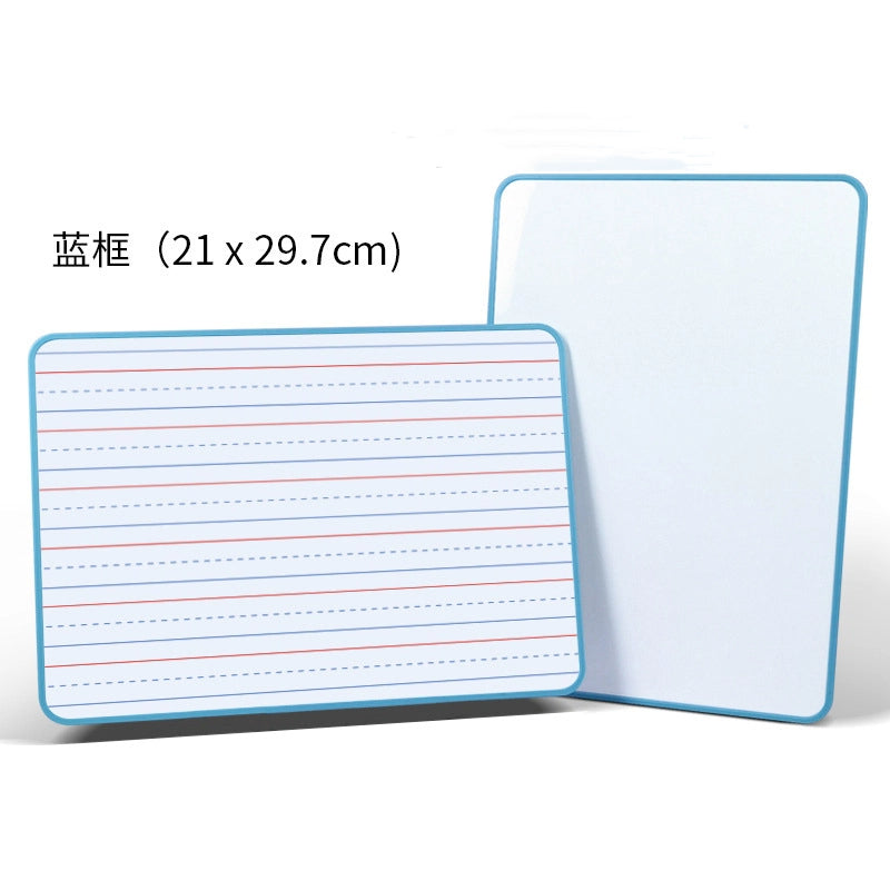 Double Sided Magnetic Metal Dry Erase Board Educational Toy 29cm 9