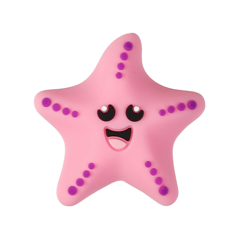 20Pcs Silicone 3D Focal Beads Marine Animals Mixed Set 13