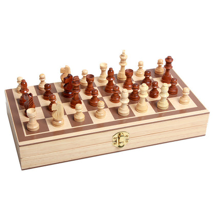 Wooden Chess Toy Educational Toy for Kids 4
